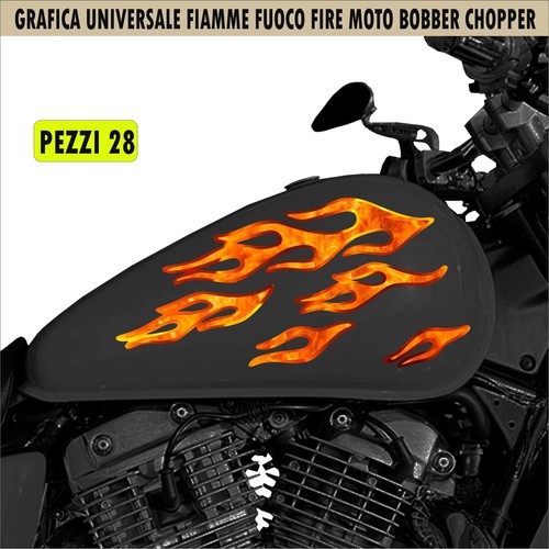 Kit adesivi moto - adesivi, bobber